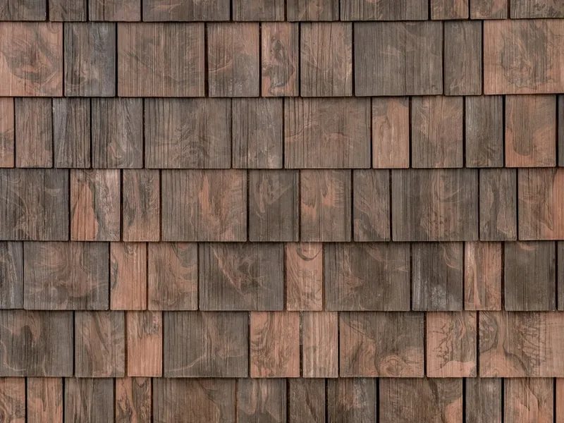 Brava composite shake — Woodland colour swatch