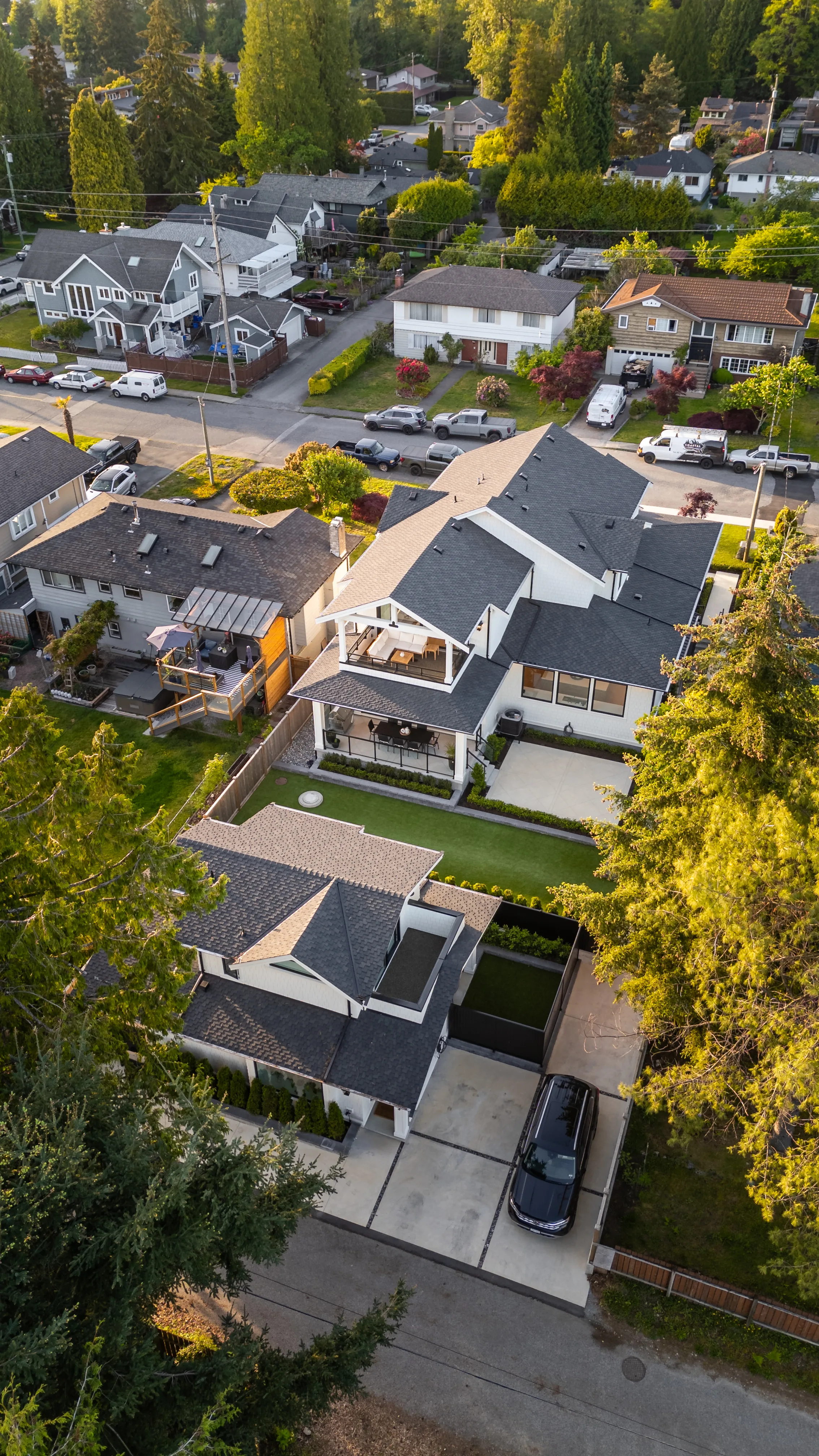 Roof drone photo Surrey BC