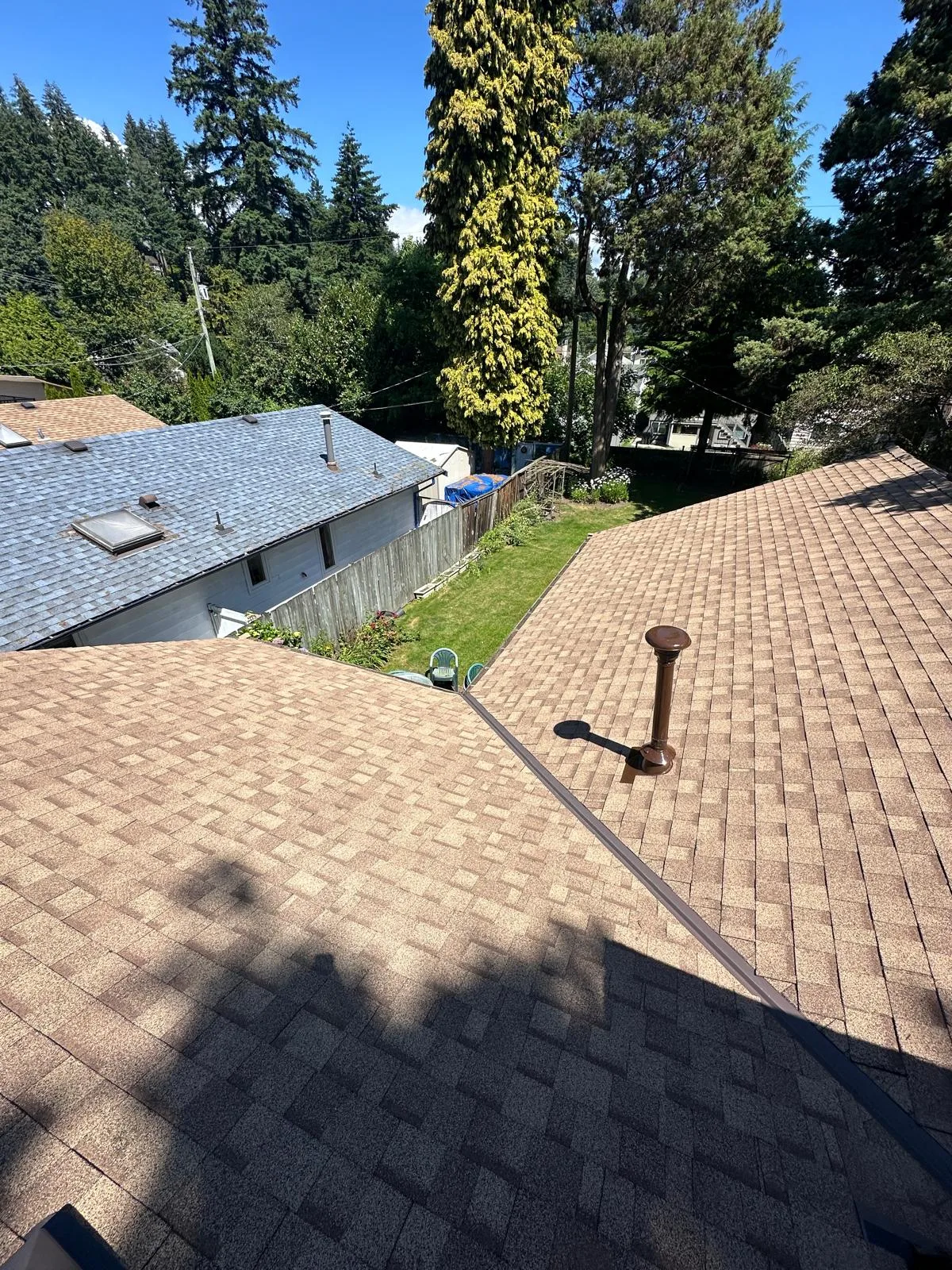 Residential reroofing project Lower Mainland BC