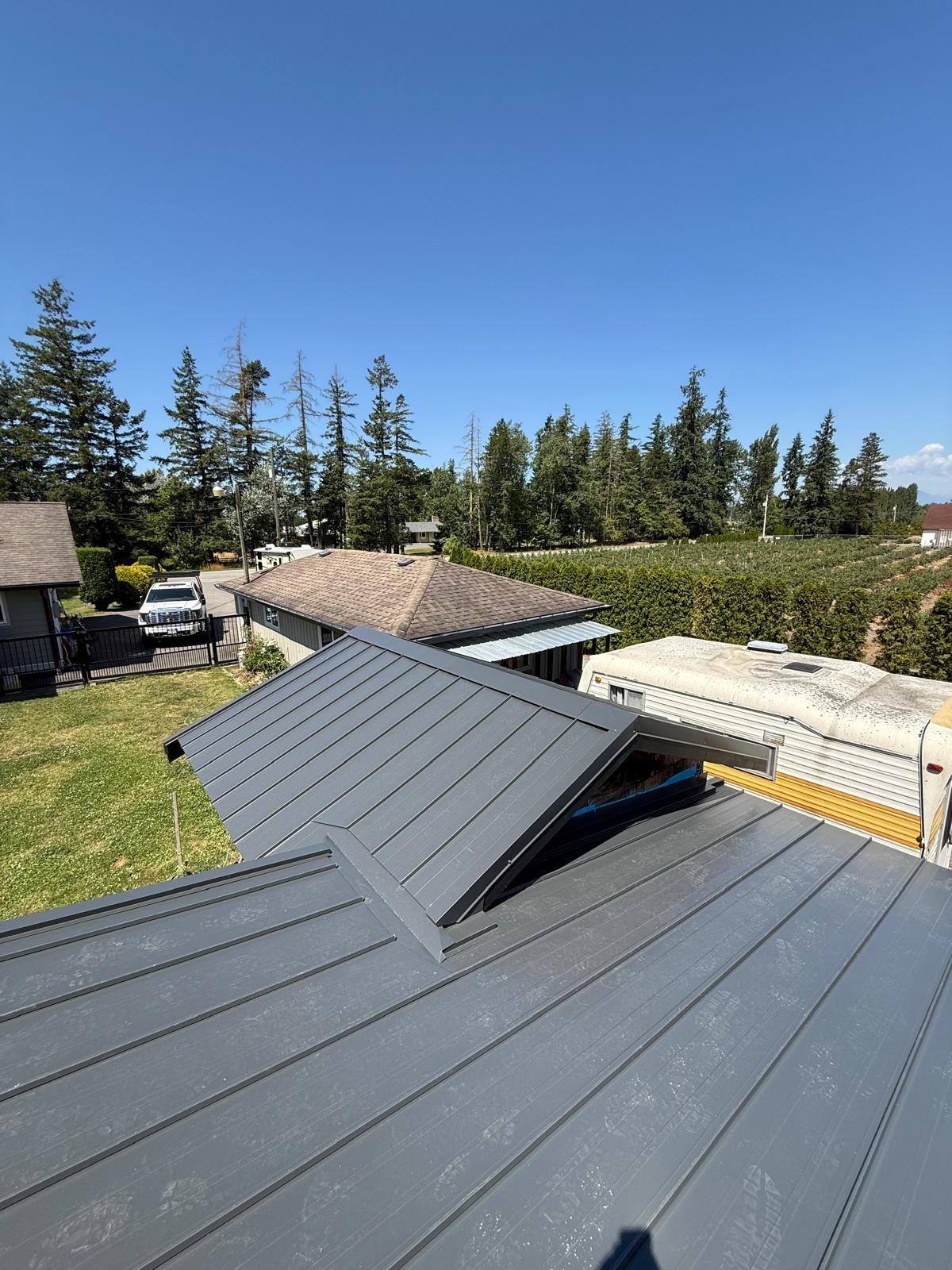 Reroofing process Langley